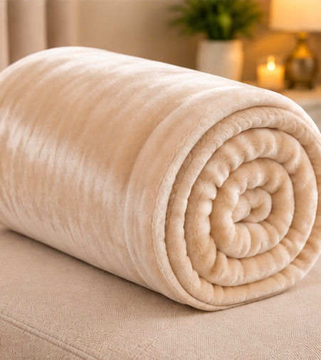 Decotelia Double Blanket 220x240 cm Beige