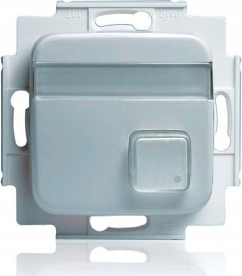 Abb Recessed Wall Switch with White Frame