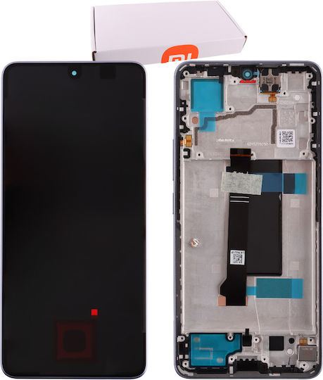Screen with Touch Mechanism and Frame for  Redmi Note 13 Pro 5G (Purple)