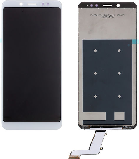 Οθόνη με Μηχανισμό Αφής για Redmi Note 5 (Λευκό)