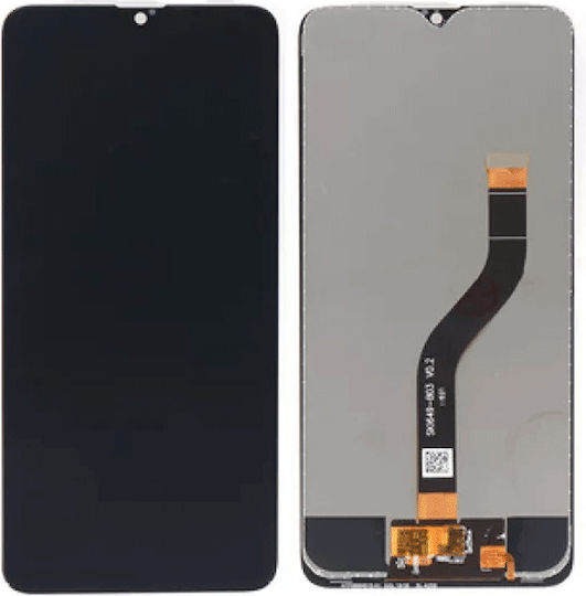 Οθόνη mit Touch-Mechanismus für Galaxy A20s (Schwarz)