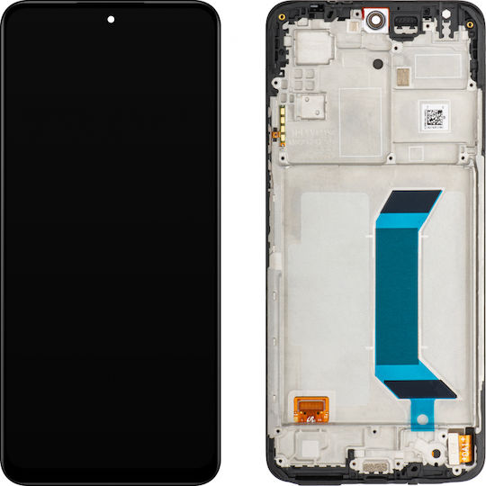 Екран Оригинални със Сензорен Механизъм и Рамка за Poco X5 5G, Redmi Note 12 5G. (Черен)
