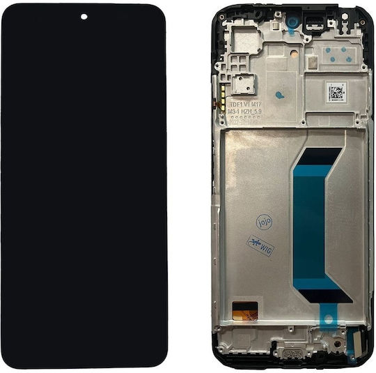 O ecran OLED Redmi Note cu Mecanism Tactil pentru Xiaomi Redmi Note 12 4G. (Negru)