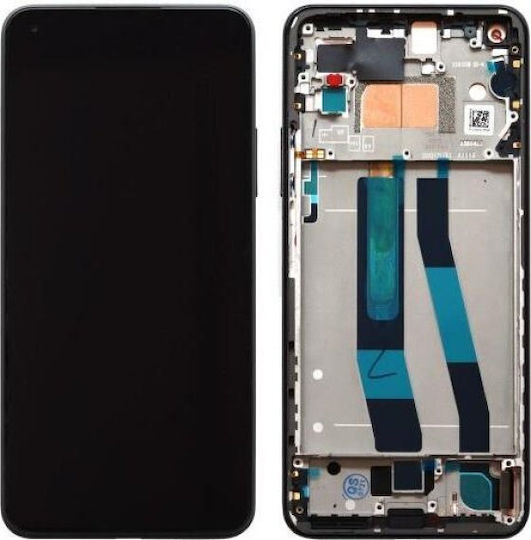 Screen with Touch Mechanism and Frame for Mi 11 Lite (Black)