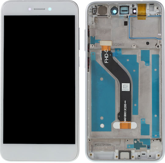 Οθόνη με Μηχανισμό Αφής και Πλαίσιο για  P8/P9 Lite 2017 (Λευκό)