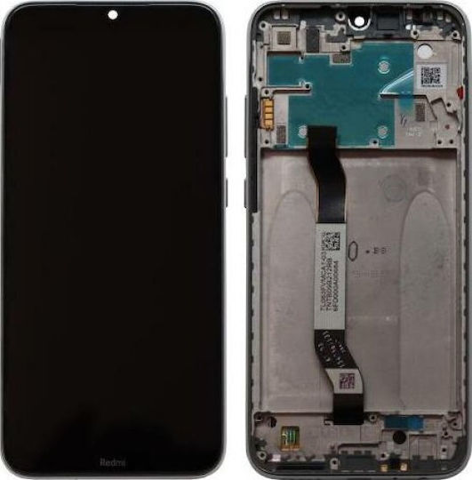 Οθόνη με Μηχανισμό Αφής και Πλαίσιο για Redmi Note 8 (Λευκό)