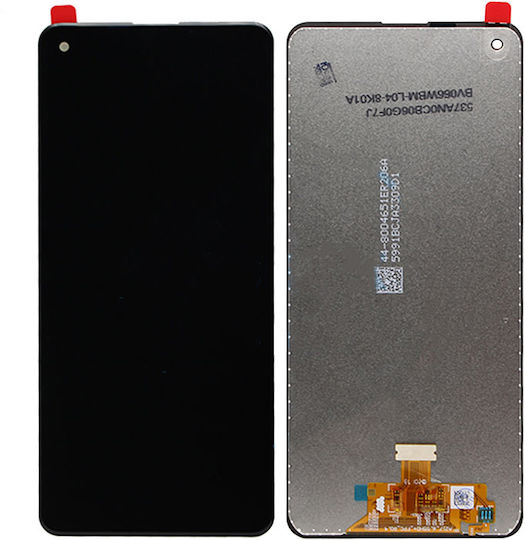Екран Grade A със Сензорен Механизъм за Galaxy A21s (Черен)