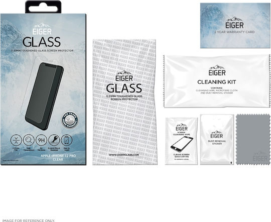 Eiger 2.5D Tempered Glass (iPhone 12 / 12 Pro)