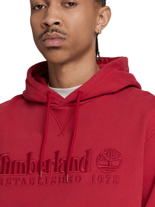 1973 Red Hooded Sweatshirt