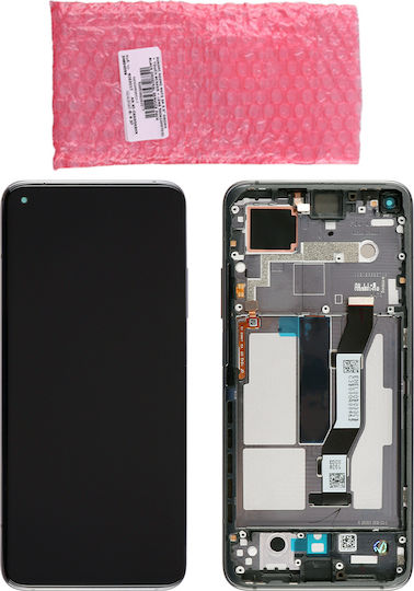 Screen with Touch Mechanism and Frame for Mi 10T / 10T Pro (Black)