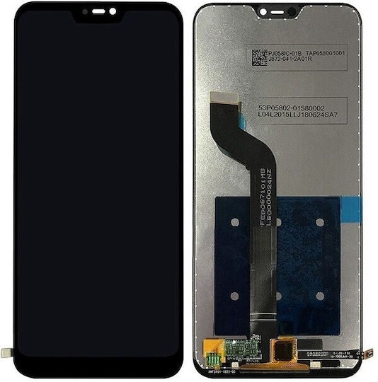 Οθόνη με Μηχανισμό Αφής για Mi A2 Lite (Μαύρο)