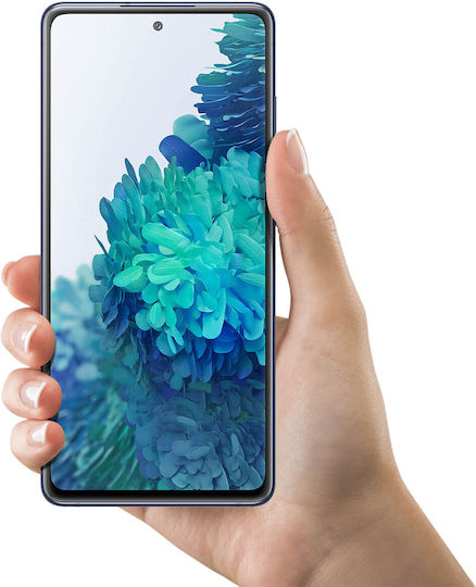 Екран със Сензорен Механизъм и Рамка за Galaxy S20 FE (Син)