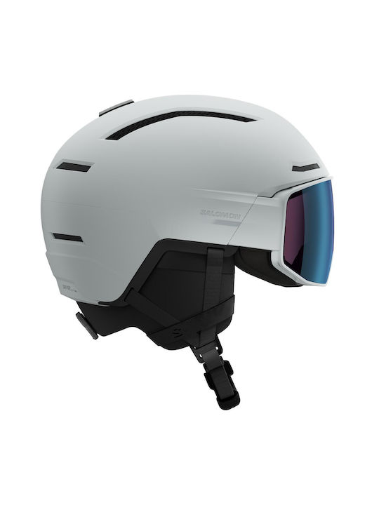 Ski- und Snowboardhelm in Weiß