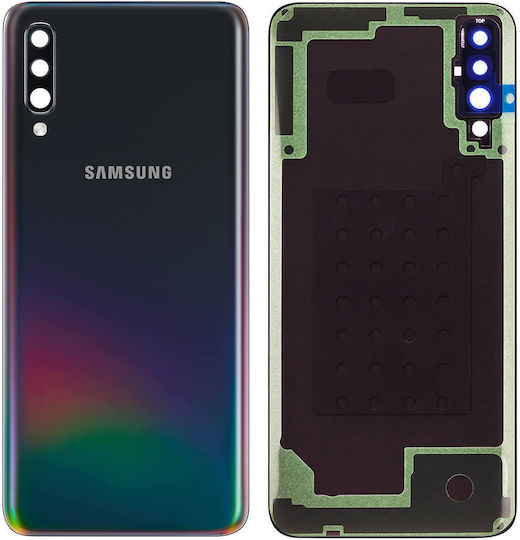 Samsung Replacement Back Cover Black for Galaxy A70
