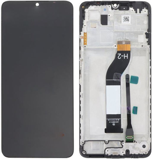 Ecran cu Mecanism Tactil și Ramă pentru  Redmi 13C 4G , Poco C65 4G (Negru)