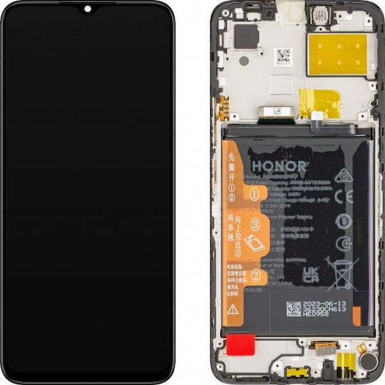 Οθόνη με Μηχανισμό Αφής για  Honor X6 (Μαύρο)