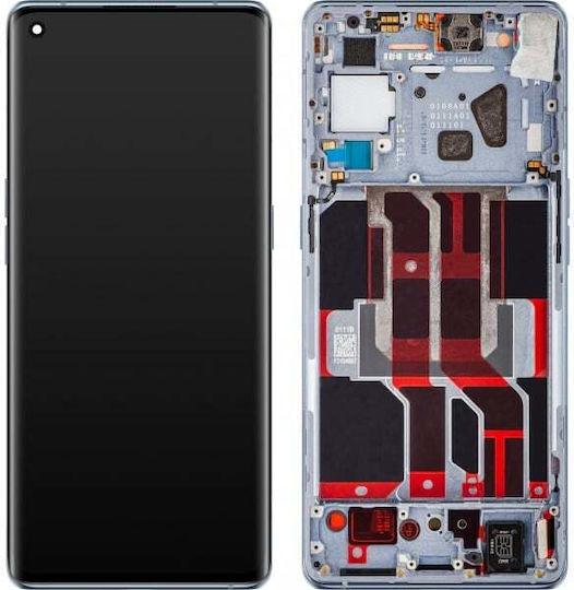 Οθόνη με Μηχανισμό Αφής για  Reno6 Pro (Γκρι)