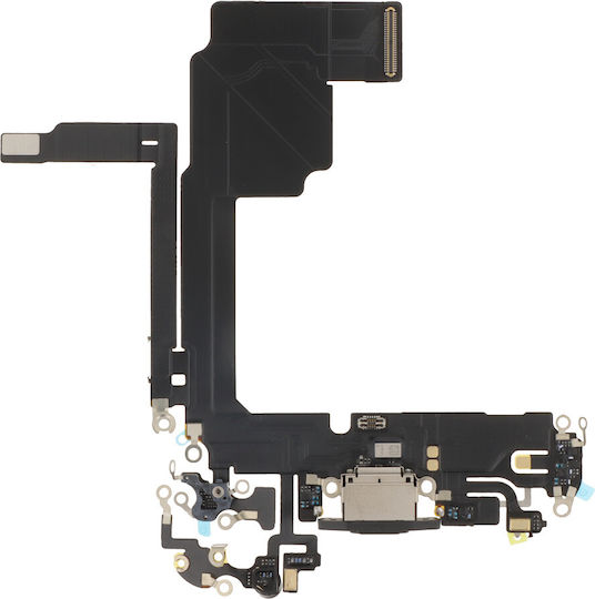 Apple Iphone 15 Pro Max Charging Port Flex Cable Black Titanium Oem