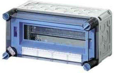 Hensel Wall mounted Waterproof 12-Elements Fuse Box with 1 Row