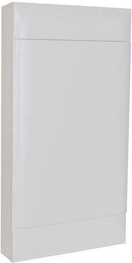 Legrand Wall-Mounted Electrical Panel, 4 Rows, 12 Modules