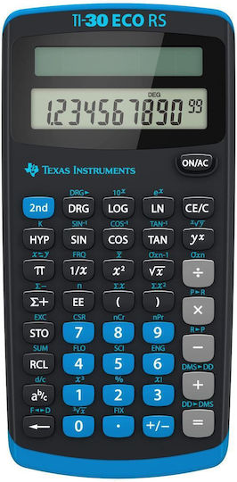 Texas Instruments Eco Αριθμομηχανή 10 Ψηφίων σε Πράσινο Χρώμα