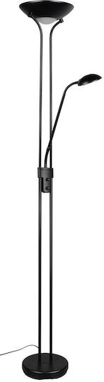 Trio Lighting Spock Φωτιστικό Δαπέδου Υ180xΜ25εκ. Μαύρο