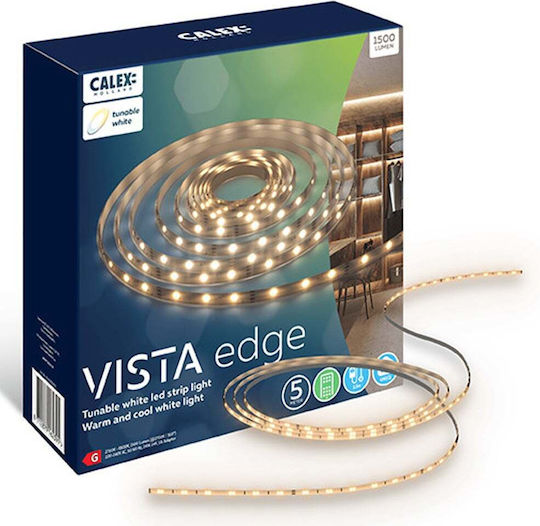 Calex Bandă LED Bianco reglabil Lumină 5m
