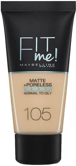 Fit Me Matte + Poreless Mov/alb 105 Natural Ivory 30ml