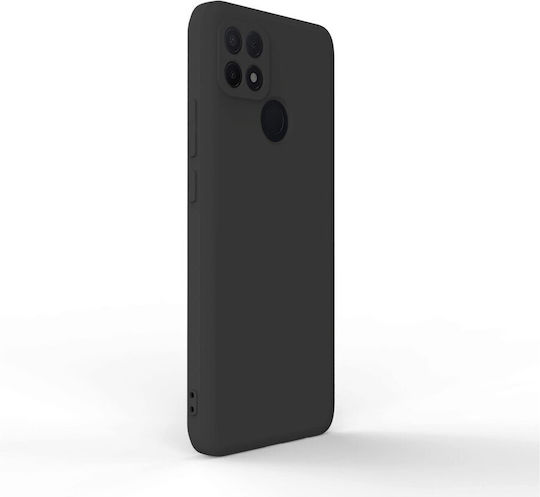 Lemontti Husă Subțire Moale Neagră din Silicon pentru Oppo A15