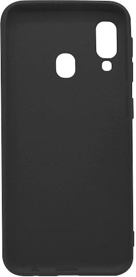 Lemontti Silky Black Silicone Case Samsung Galaxy A20e