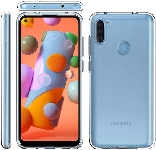 Lemontti Transparent Silicone Case Samsung Galaxy A11