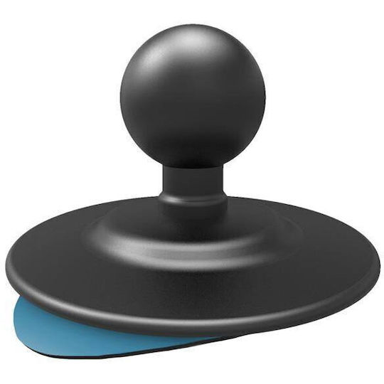 Ram Mounts Ram Flex Adhesive Double Ball Mount Diamond Plate Medium B Size