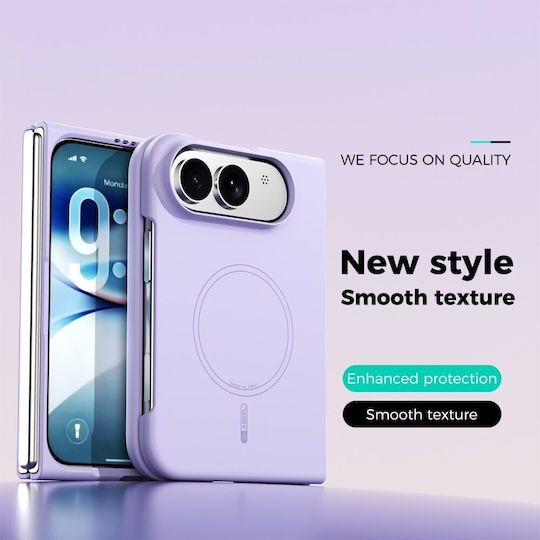 Abeel Back Cover Σιλικόνης Μωβ (iPhone Duo)