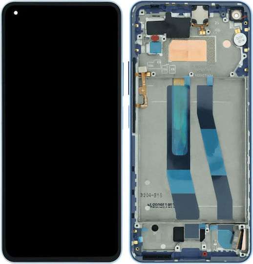 Oled Assembly Frame Xiaomi Mi 11 Lite Genuine Blue