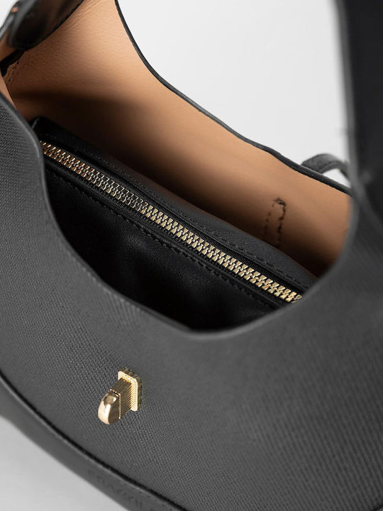 Damen-Hobo-Tasche Schwarz