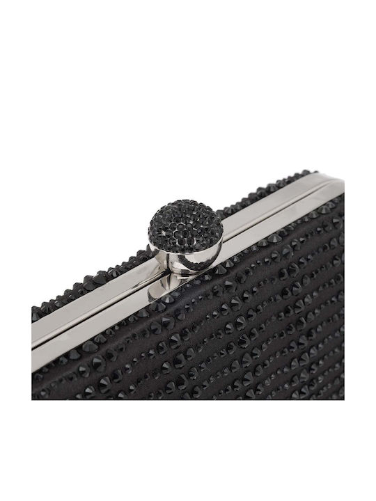 Women's Clutch Black Rhinestone