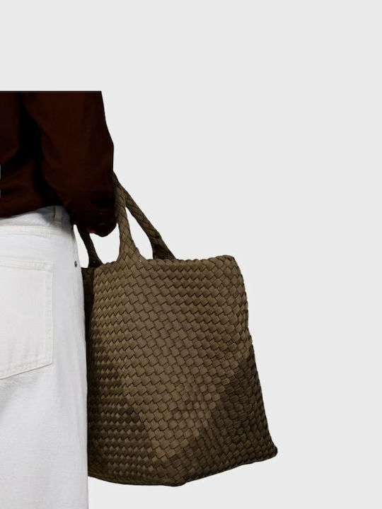 Women's Tote Bag Espresso X Coco Coastal Check