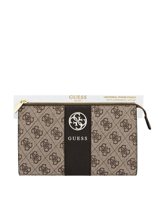 4g Round Damen-Handytasche Braun