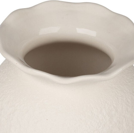 Estia Decorative Ceramic Vase White Y22.6cm