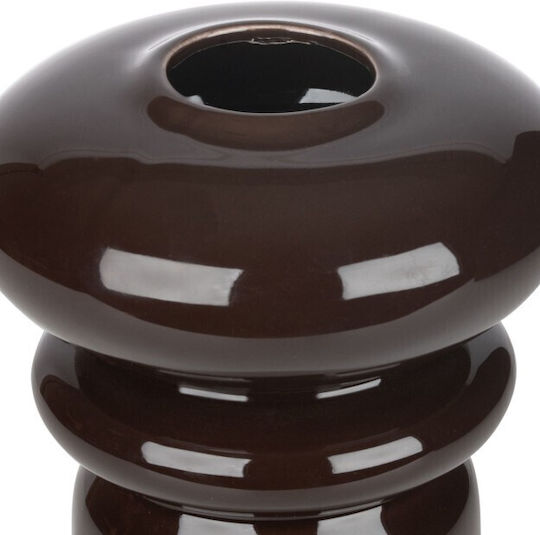 Estia Decorative Ceramic Vase Black Y17.5cm