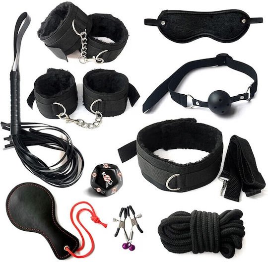 Lux Fetish BDSM комплект в черен цвят 35 броя
