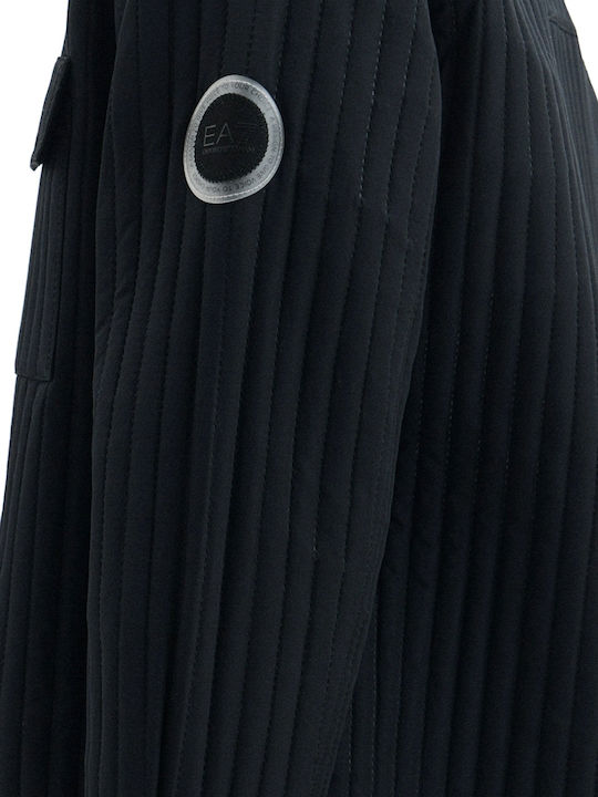 Long Women's Winter Jacket Black