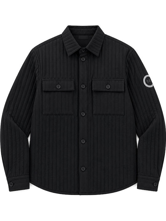 Long Women's Winter Jacket Black