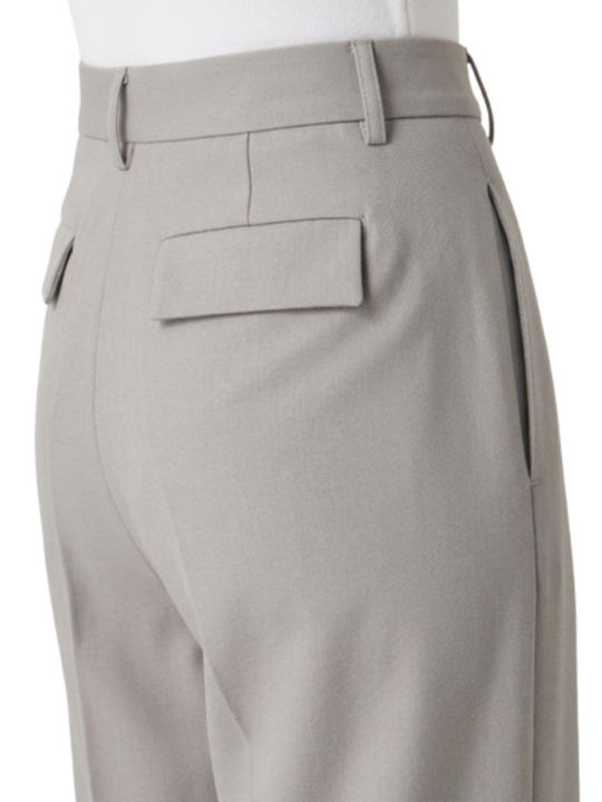 Women's Fabric Trousers Grey
