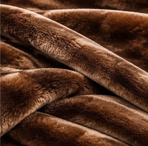 Decotelia Single Blanket 160x240 cm Coffee Brown