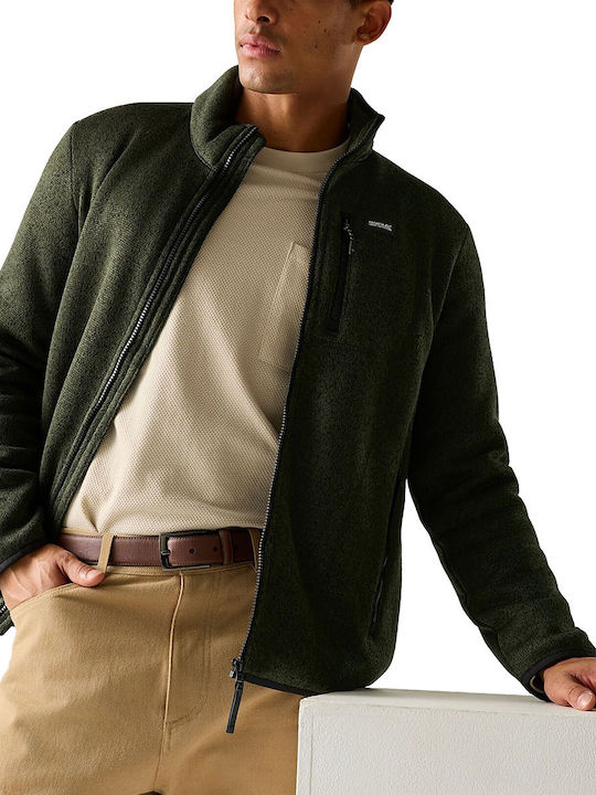 Full Ανδρική Ζακέτα Fleece Πράσινη