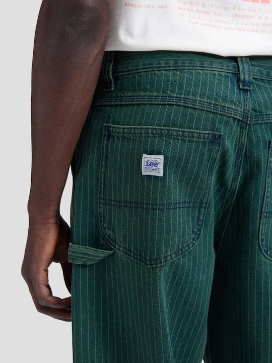 Мъжки дънки със свободна кройка Relaxed Baggy, зелени