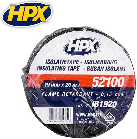 HPX Insulation Tape 19mm x 20m 52100 Black