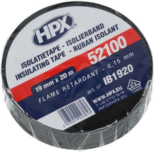 HPX Insulation Tape 19mm x 20m 52100 Black