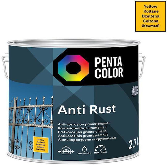 Pentacolor Antikorrosiv 2.7lt Gelb